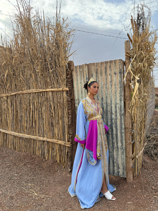Caftan “Royal Lavande” – Location & Vente