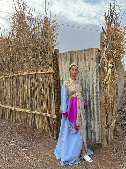 Caftan “Royal Lavande” – Location & Vente